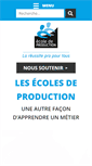 Mobile Screenshot of ecoles-de-production.com